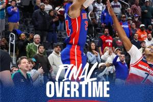 Cunningham da record: 46 punti e tripla doppia nella vittoria dei Pistons