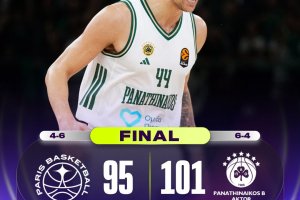 EuroLeague Round 10 | Paris Basketball lotta, ma la spunta il Panathinaikos: che esordio per Faried
