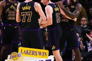 LeBron sempre nella storia, Doncic ne segna 37: Lakers battono Utah 140-126