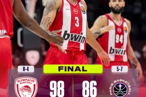 EuroLeague Round 12 | Non basta un clamoroso Justin Robinson al Paris Basketball: vince l’Olympiacos