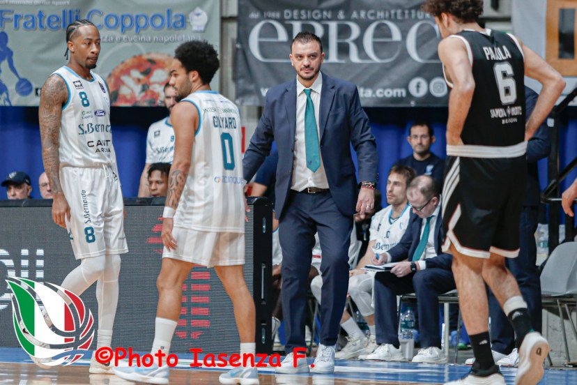 LBA A2 finale play off Acqua S. Bernardo Cantù - Virtus Olidata Bologna Nicola Brienza