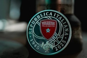 Gli 80 anni della Pallacanestro Varese celebrati in moneta