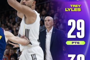 Trey Lyles Drops 29 Points to Lead Real Madrid to Clasico Victory
