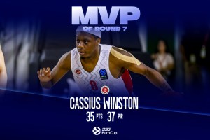 BKT EuroCup RS – Round 7 MVP: Cassius Winston, Hapoel Midtown Jerusalem