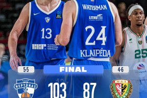 EuroCup Round 10 | Il Neptunas Klaipeda domina l’overtime: lo Slask Wroclaw crolla nel finale
