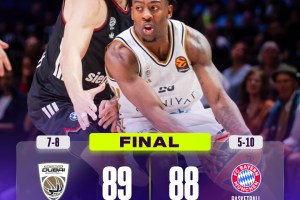 EuroLeague Round 15 | La vince Wright IV: il Dubai Basketball beffa il Bayern Monaco