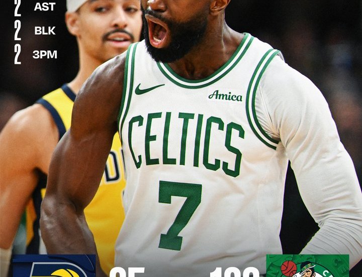 Boston Celtics Indiana Pacers 103-95 Jaylen Brown 31