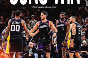 Phoenix travolge i Lakers senza Doncic 132-108: Brooks 25, Booker 21