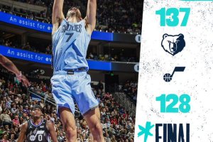 Memphis batte Utah 137-128: Aldama record (37) e 7 triple