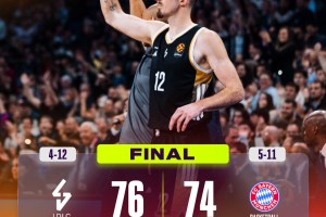 EuroLeague Round 16 | Heurtel segna, Voigtmann no: l’ASVEL vince contro il Bayern Monaco