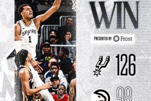 Victor Wembanyama dice 26, gli Spurs dominano gli Hawks