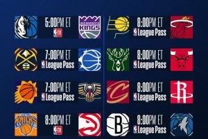 NBA, 9 partite in calendario