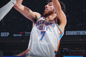 Holmgren e SGA spengono l’allarme: OKC riparte contro Philadelphia