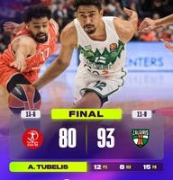 Žalgiris flips the script: comeback win on the road against the leader