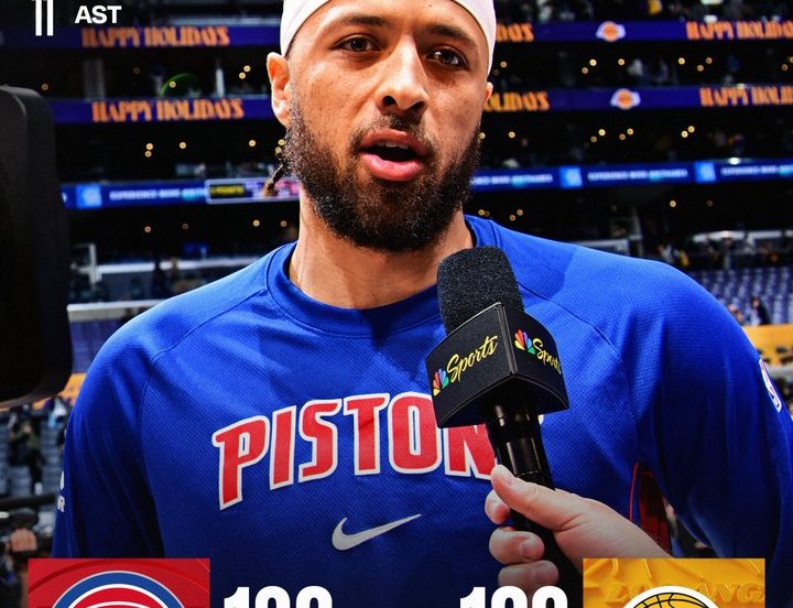 Los Angeles Lakers Detroit Pistons Cunningham LeBron 41 anni 128-106