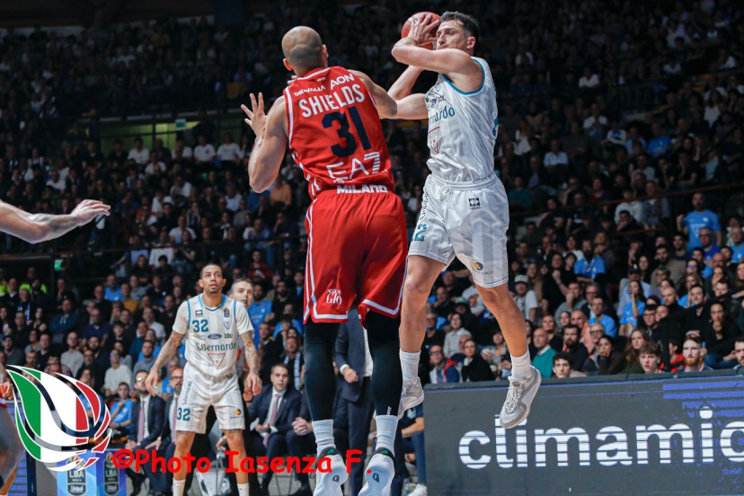 LBA Acqua S. Bernardo Cantù - EA7 Olimpia Milano Giordano Bortolani