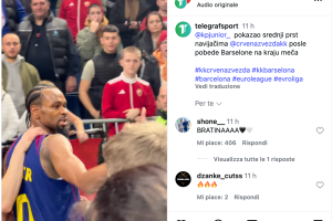 Kevin Punter spiega il dito medio a Belgrado: Sentite solo me, non ciò che mi urlano
