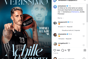 Achille Polonara ospite domenica a Verissimo