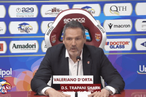 Valeriano D’Orta: Trapani Shark valuta di non prendere parte alla gara di Bologna. Equità a rischio