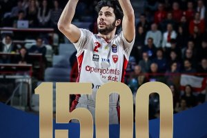 Davide Alviti raggiunge i 1500 punti in Serie A