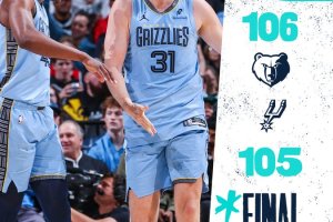 Cam Spencer decisivo, i Grizzlies battono gli Spurs