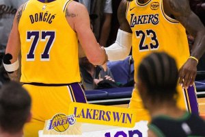 James e Dončić a quota 30, rimonta Lakers nel quarto