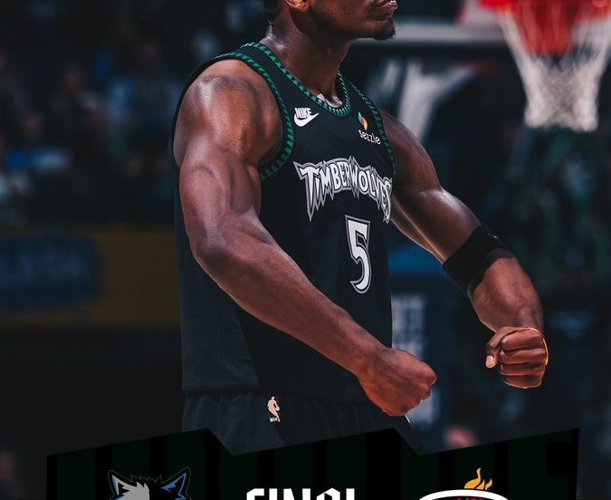 Timberwolves Heat 122-94