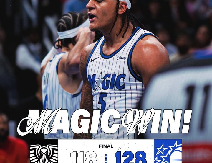 Magic Pelicans 128-118 Wagner return