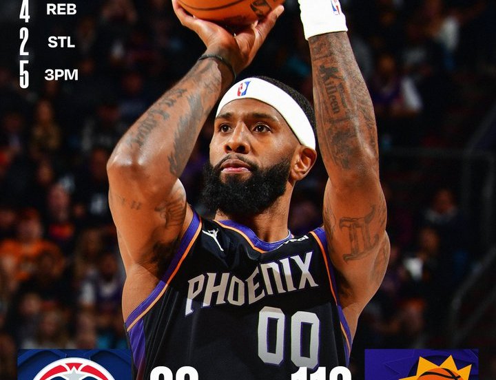Suns Wizards 112-93 O'Neale Booker