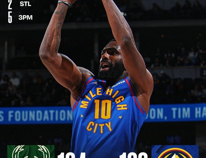 I Nuggets battono Milwaukee 108-104 nonostante un’infermeria piena e un ultimo quarto da battaglia