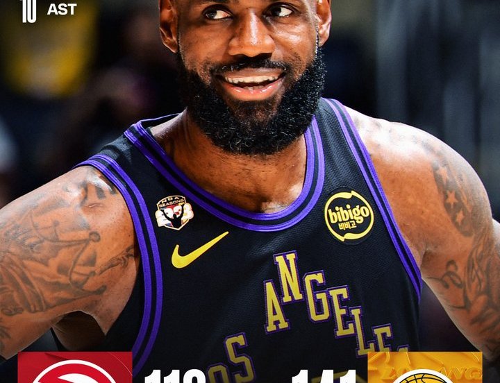 Lakers Hawks 141-116