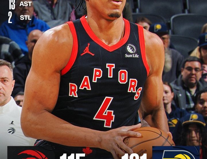 Raptors Pacers 115-101