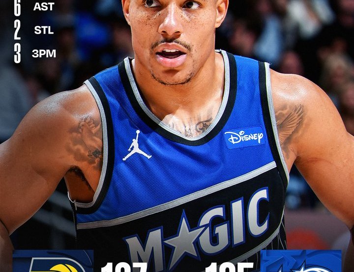 Orlando Magic Indiana Pacers 135-127 Banchero Bane