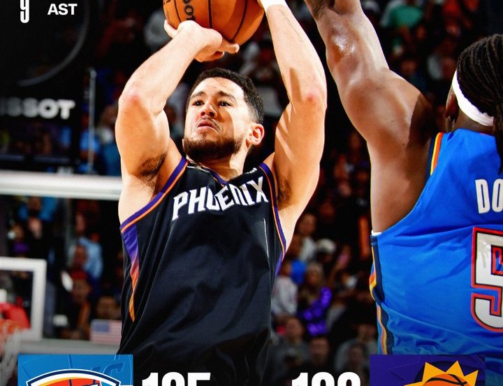 Phoenix Suns Oklahoma City Thunder Booker 0.7 108-105