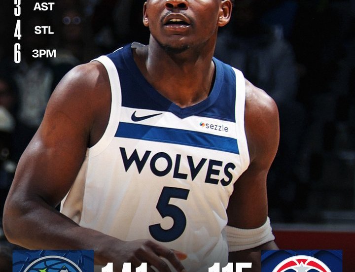 Minnesota Timberwolves Washington Wizards Edwards 35 141-115