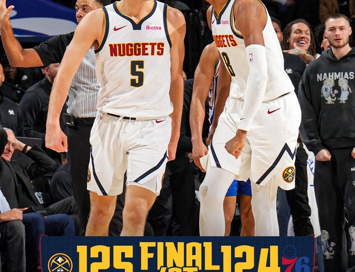 Denver Nuggets Philadelphia 76ers 125-124 overtime goaltending Bruce Brown Pickett