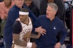 Golden State Warriors: Steve Kerr ejected vs Clippers after missed goaltending call