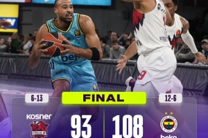 EuroLeague Round 19 | Il Baskonia crolla solo nel finale, vince il Fenerbahce