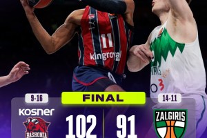 Buesa Arena lifts Baskonia as the second-half surge settles it