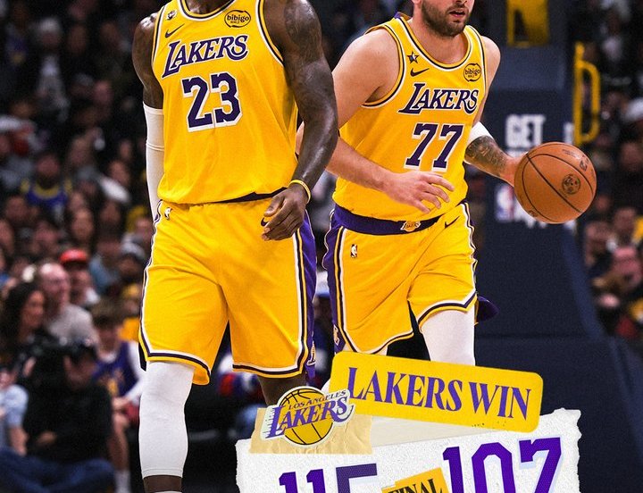 Luka Doncic tripla doppia Lakers Nuggets