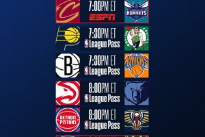 NBA, 7 partite in programma