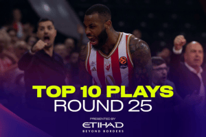 EuroLeague, the top 10 plays of the round 25