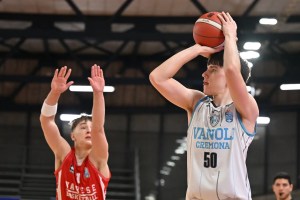 IBSA NextGen Cup 2025/26, Girone A: la Vanoli Basket Cremona vince contro Varese