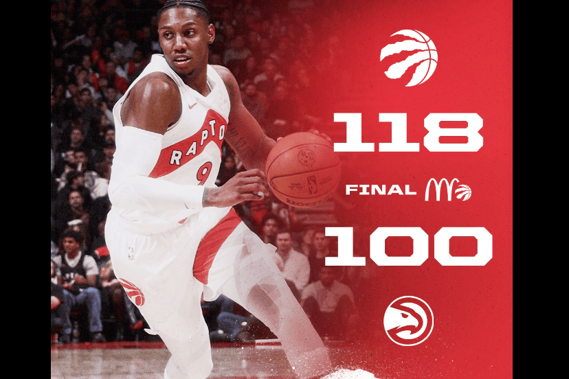 Toronto Raptors Atlanta Hawks Murray-Boyles 118-100