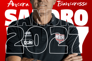 Rimini: Coach Sandro Dell’Agnello ancora in biancorosso fino al 2027