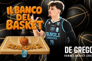 Simone De Gregori della Vanoli Basket Cremona è il nuovo ospite a “Il Banco del Basket”