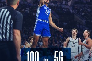 Duke n.1 travolge Notre Dame 100-56: Boozer domina con 24 punti e 13 rimbalzi