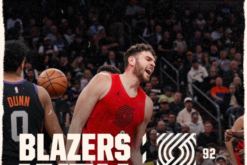 Donovan Clingan Trail Blazers Suns