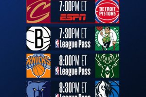 NBA, notte con 5 partite: riflettori su Cavs-Pistons, Bucks-Knicks e Nuggets-Thunder
