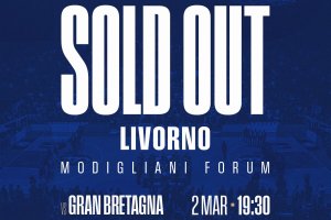 ItalBasket-Gran Bretagna, Livorno risponde presente: Modigliani Forum Sold Out